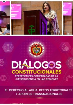 La Corte Constitucional realizó en Barichara una nueva jornada de los Diálogos Constitucionales sobre el derecho al agua